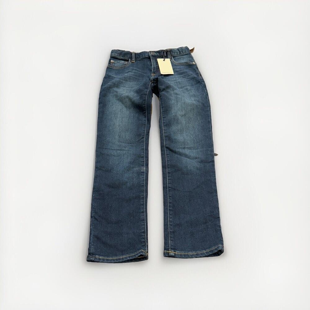 Gap Kids 1969 Blue Super Soft Denim Straight Leg Stretch Jeans Size 10 Reg NWT